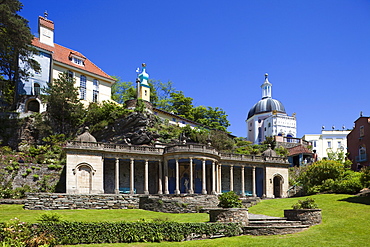 Portmeirion Village, Gwynedd, Wales, United Kingdom, Europe