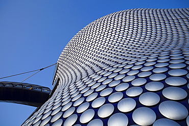 Selfridges Department Store at the Bullring Shopping Mall, designed by Future Systems, Birmingham, West Midlands, England, United Kingdom, Europe