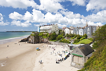 South Beach, Tenby, Pembrokeshire, Wales, United Kingdom, Europe