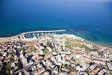 Aerial view of the old city of Jaffa, Israel