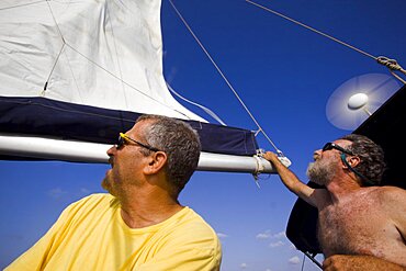 Sail boat's crew