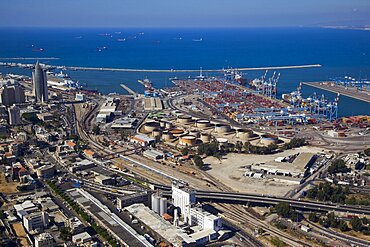 The port of Haifa