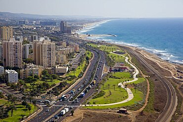 The southern entrance of the city of Haifa