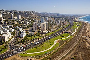 The southern entrance of the city of Haifa