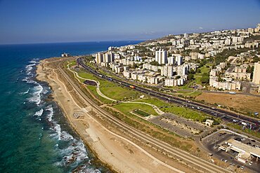 The southern entrance of the city of Haifa