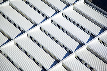 Abstract view of a unique roof