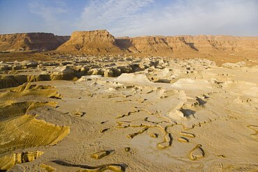 Aerial archeologic site of Masada in the Judean desert, Israel