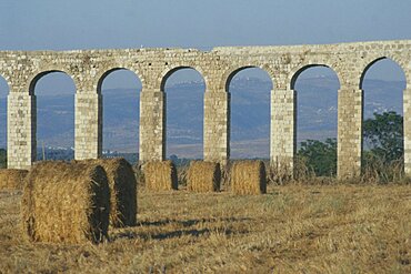 ancient Aqeduct of the old city of Acre in the Western Galilee, Israel