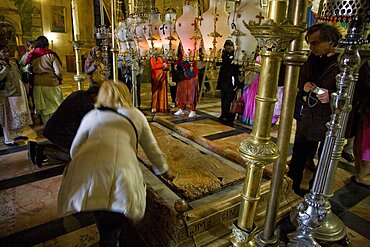 church of the Holy Sepulchre in the old city of Jerusalem, Israel