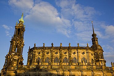 Photograph of an ancient Cathedral in Dresden Germany