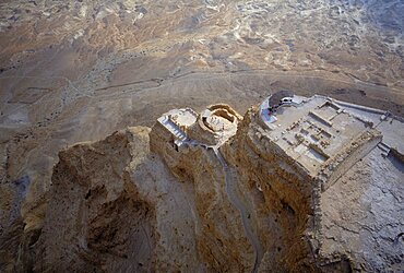 Aerial fortress of Masada, Israel