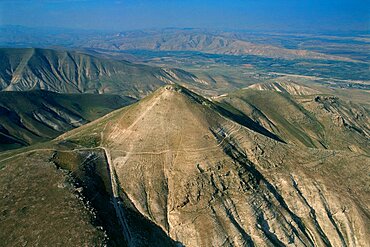 Aerial view of the Judea Desert, Israel