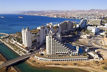 Aerial Hotels of Eilat, Israel