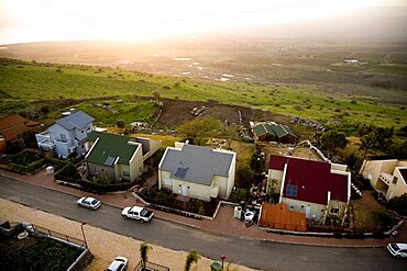 Aerial village of Ma'ale Gamla in the southern Golan Heights, Israel