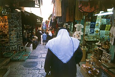 Arab quarter in the old city of Jerusalem, Israel