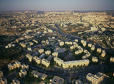 Aerial Moriah hotel in the city of Jerusalem, Israel