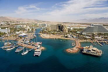 Aerial Marina of Eilat, Israel