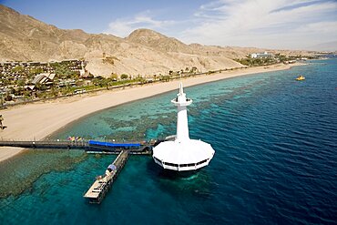 Aerial Underwater Observatory of the city of Eilat, Israel