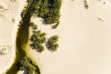 Abstarct view of the coastline of the southern Coastal Plain, Israel