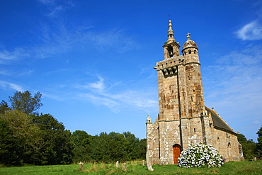 Saint Samson church, Pleumeur Bodou, Cotes d'Armor, Brittany, France, Europe