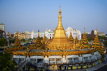 Sule Paya, Yangon (Rangoon), Myanmar (Burma), Asia