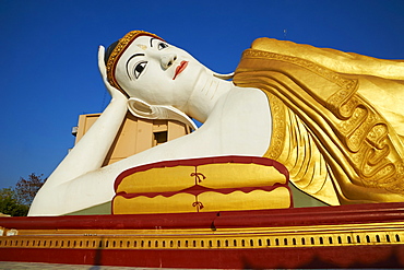 Reclining Buddha, Bodhi Tataung, Monywa, Sagaing Division, Myanmar (Burma), Asia