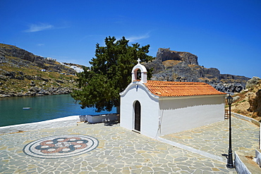 St. Paul Beach, Lindos, Rhodes, Dodecanese, Greek Islands, Greece, Europe