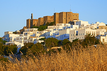 Agios Ioanis Theologos (Monastery of St. John the Theologian), UNESCO World Heritage Site, Patmos, Dodecanese, Greek Islands, Greece, Europe