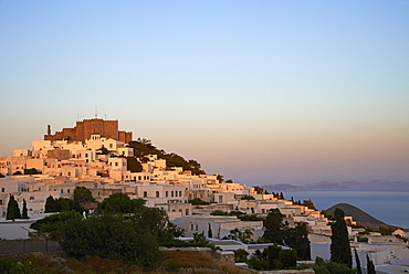 Agios Ioanis Theologos (Monastery of St. John the Theologian), UNESCO World Heritage Site, Patmos, Dodecanese, Greek Islands, Greece, Europe