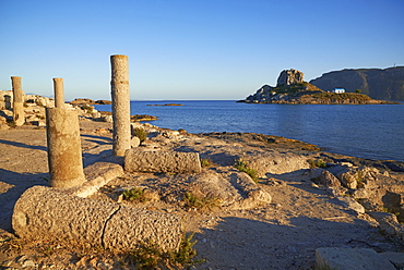 Agios Stefanos church ruins, Kefalos Bay, Kos, Dodecanese, Greek Islands, Greece, Europe