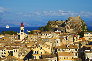 Agios Spyridon church, Kerkyra City, UNESCO World Heritage Site, Corfu, Ionian Islands, Greek Islands, Greece, Europe