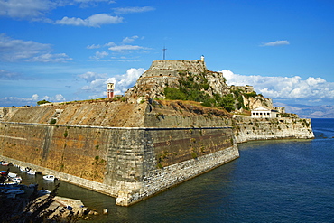 Old Fortress, Kerkyra city, UNESCO World Heritage Site, Corfu, Ionian Islands, Greek Islands, Greece, Europe