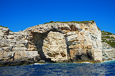 Ortholithos rock, Paxos, Paxi, Ionian Islands, Greek Islands, Greece, Euruope