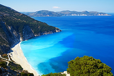 Myrtos Beach, Cephalonia, Ionian Islands, Greek Islands, Greece, Europe