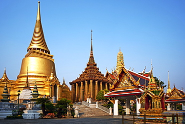 Wat Phra Kaew inside the Royal Palace, Bangkok, Thailand, Southeast Asia, Asia