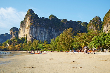 Ao Phra Nang Bay, Railay Beach, Tonsay Beach, Krabi Province, Thailand, Southeast Asia, Asia