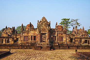 Muang Tham Temple, Khmer temple from period and style of Angkor, Buriram Province, Thailand, Southeast Asia, Asia