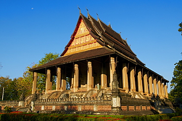 Haw Pha Kaeo Temple dating from 1565, now National Museum of Religious Art, Vientiane, Laos, Indochina, Southeast Asia, Asia