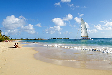 Sainte Anne beach, Martinique, French Overseas Department, Windward Islands, West Indies, Caribbean, Central America