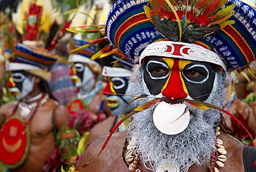 Sing Sing of Mount Hagen, a cultural show with ethnic groups, Mount Hagen, Western Highlands, Papua New Guinea, Pacific