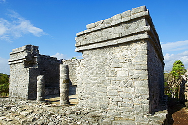 Ancient Mayan archaeological site of Tulum, Tulum, Quintana Roo, Mexico, North America