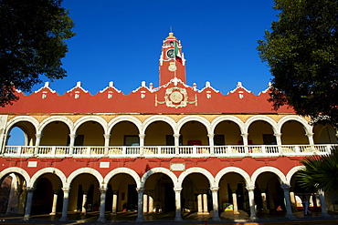 Municipal Palace, Independence Square, Merida, Yucatan State, Mexico, North America