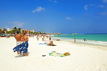 Playa del Carmen beach, Quintana Roo state, Mexico, North America