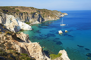 Firopotamos, Milos, Cyclades Islands, Greek Islands, Aegean Sea, Greece, Europe