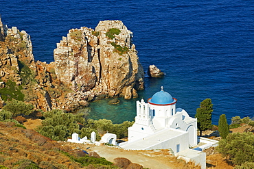 Panagia Poulati, monastery, Sifnos, Cyclades Islands, Greek Islands, Aegean Sea, Greece, Europe