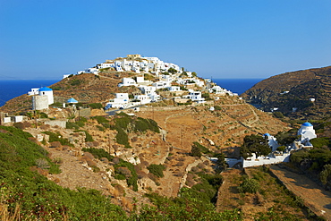 Old fortified village of Kastro, Sifnos, Cyclades Islands, Greek Islands, Aegean Sea, Greece, Europe