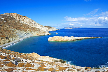 Katergo beach, Folegandros, Cyclades Islands, Greek Islands, Aegean Sea, Greece, Europe