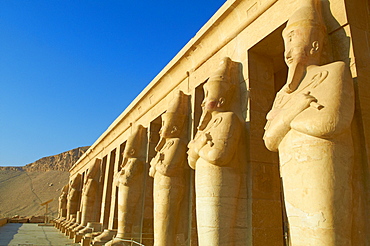 Temple of Hatshepsut, Deir el Bahari, Thebes, UNESCO World Heritage Site, Egypt, North Africa, Africa