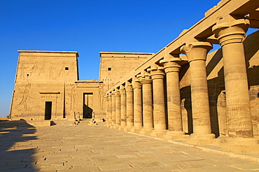 Temple of Philae, UNESCO World Heritage Site, Agilkia Island, Nile Valley, Nubia, Egypt, North Africa, Africa