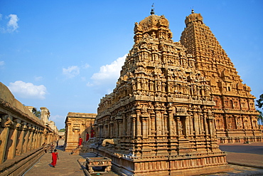 Bridhadishwara temple, UNESCO World Heritage Site, Thanjavur (Tanjore), Tamil Nadu, India, Asia